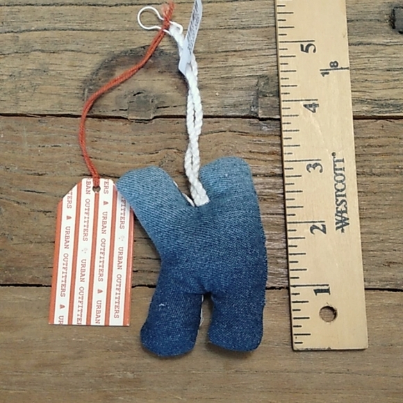 Urban Outfitters 'K' Patchwork Monogram Ornament - Picture 2 of 4